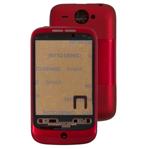 Housing compatible with HTC A3333 Wildfire, red 