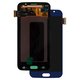 LCD compatible with Samsung G920 Galaxy S6, (dark blue, without frame, original (change glass) )