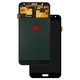 LCD compatible with Samsung J700 Galaxy J7, (black, without frame, original (change glass) )