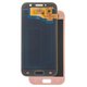 LCD compatible with Samsung A520 Galaxy A5 (2017), (pink, without frame, High Copy, with wide edge, (OLED))