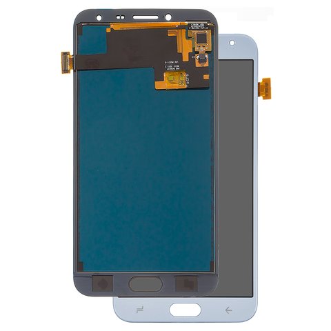 LCD compatible with Samsung J400 Galaxy J4 2018 , blue, with light adjustable, Best copy, without frame, Copy, TFT , lavenda 