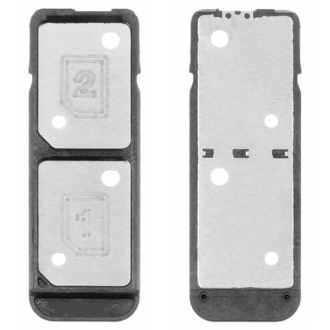 SIM Card Holder compatible with Sony F3112 Xperia XA Dual, F3116 Xperia XA Dual, black 