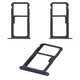 SIM Card Holder compatible with Huawei P8 Lite (2017), (dark blue, with MMC holder)