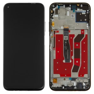 LCD compatible with Huawei Nova 6 SE, Nova 7i, P40 Lite, black, 4G version, with frame, High Copy, JNY L21A JNY L01A JNY L21B JNY L22A JNY L02A JNY L22B JNY AL10 JNY TL10 
