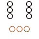 Camera Lens compatible with Samsung G990B Galaxy S21 FE 5G, G991 Galaxy S21 5G, G996 Galaxy S21 Plus 5G, (black, without frame, set 3 pcs.)