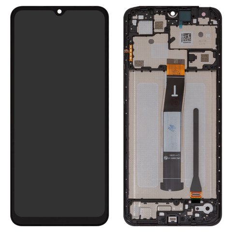 LCD compatible with Xiaomi Redmi 12C, black, with frame, Original PRC