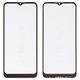 Housing Glass G+OCA PRO compatible with Samsung A025G Galaxy A02s, M025 Galaxy M02s, (with OCA film, black, 163 mm)