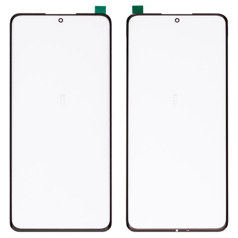 Housing Glass G+OCA PRO compatible with Xiaomi 12 Pro, with OCA film, black 