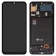 LCD compatible with Samsung A305 Galaxy A30, A305F/DS Galaxy A30, (black, with frame, FLYCDI, with wide edge, (OLED))