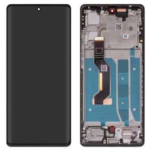 Дисплей для Motorola Moto G85, черный, с рамкой, Original PRC , XT2427 3