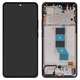 LCD compatible with Xiaomi Redmi Note 14 5G, (black, with frame, Original (PRC), 24094RAD4G)