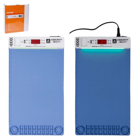 Heating Station separator mat  Kingmax PCB14, with backlight, 250*380 mm, 50 120°C, 5V 500mAh 