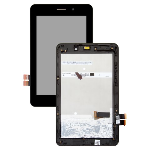Pantalla LCD puede usarse con Asus FonePad ME371 MG, negro, con marco