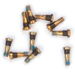 Tornillo puede usarse con iPhone 7, iPhone 7 Plus, dorado, 10 uds., externos