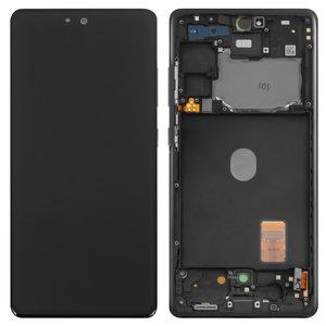 Pantalla LCD puede usarse con Samsung G780 Galaxy S20 FE, azul, con marco, Original PRC 