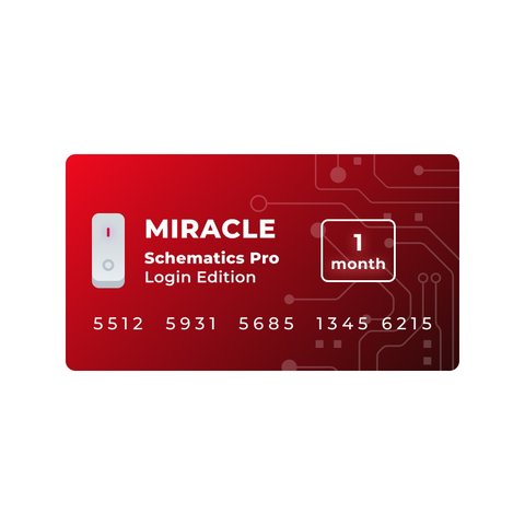 Miracle Schematics Pro Login Edition 1 mes 