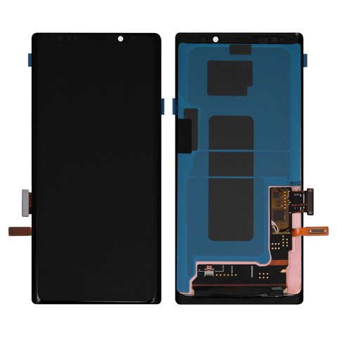 Pantalla LCD puede usarse con Samsung N960 Galaxy Note 9, negro, sin marco, High Copy, OLED 