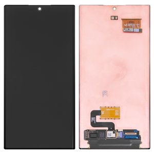 Pantalla LCD puede usarse con Samsung S908B Galaxy S22 Ultra 5G, negro, sin marco, original vidrio reemplazado 
