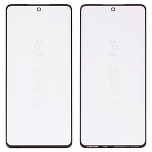 Vidrio de carcasa G+OCA PRO puede usarse con Samsung M546 Galaxy M54, con película OCA, negro