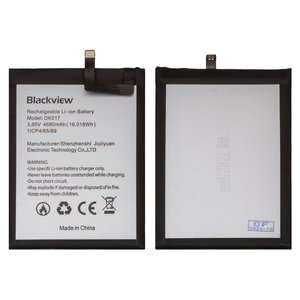 Batería DK017 puede usarse con Blackview A80 Plus, A80 Pro, Li ion, 3.85 V, 4680 mAh, Original PRC 