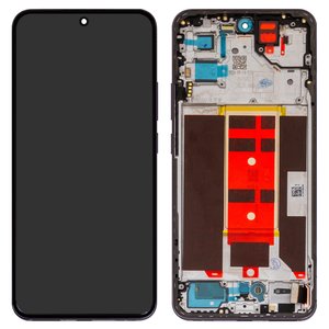Pantalla LCD puede usarse con Oppo Reno12 Pro CPH2629 , negro, con marco, Original PRC , space brown