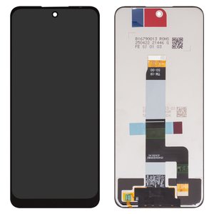 Pantalla LCD puede usarse con Xiaomi Redmi 13, negro, sin marco, High Copy