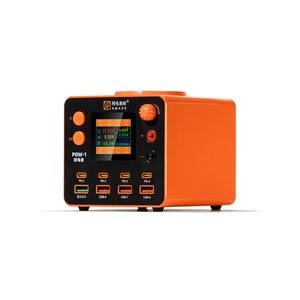 Adaptador de red Amaoe POW 1, 210 W, Quick Charge, Power Delivery PD , con cargador inalámbrico, 14 puertos