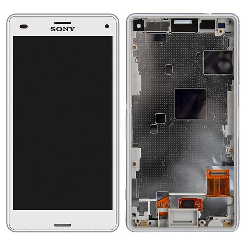 Дисплей для Sony D5803 Xperia Z3 Compact Mini, D5833 Xperia Z3 Compact Mini, білий, Original PRC 