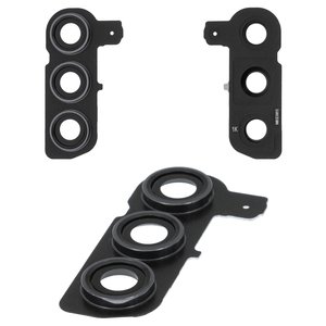 Стекло камеры для Samsung S921 Galaxy S24, черное, с рамкой