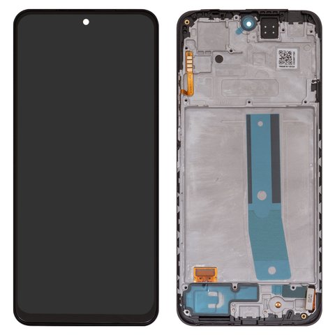 Дисплей для Xiaomi Redmi Note 12S, чорний, з рамкою, Original PRC 