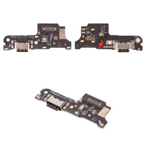 Шлейф для Xiaomi Poco C75, Redmi 14C 4G, Redmi A4, коннектора зарядки, с микрофоном, с компонентами, High Copy, плата зарядки