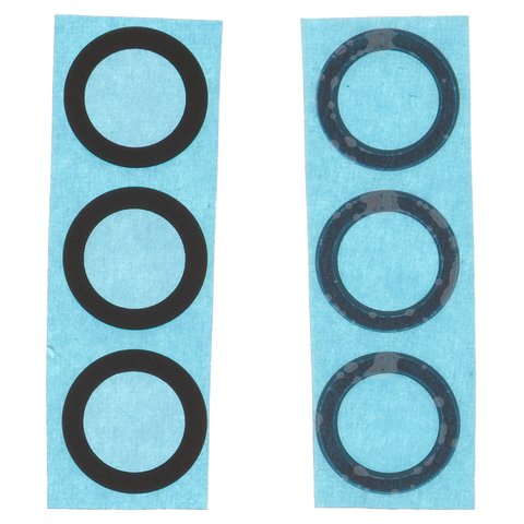 Скло камери для Samsung S711 Galaxy S23 FE, S911 Galaxy S23, S916 Galaxy S23 Plus, S921 Galaxy S24, чорне, без рамки, комплект 3 шт.