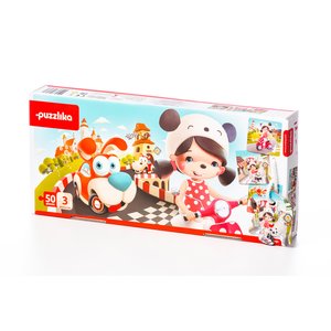 Puzzle Puzzlika 3 en 1 "Cuentos de felicidad"
