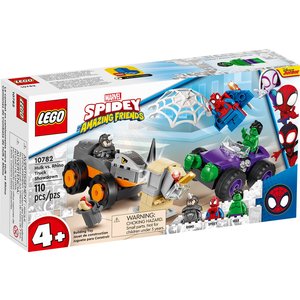 Конструктор LEGO Spidey Схватка Халка и Носорога на грузовиках 10782 